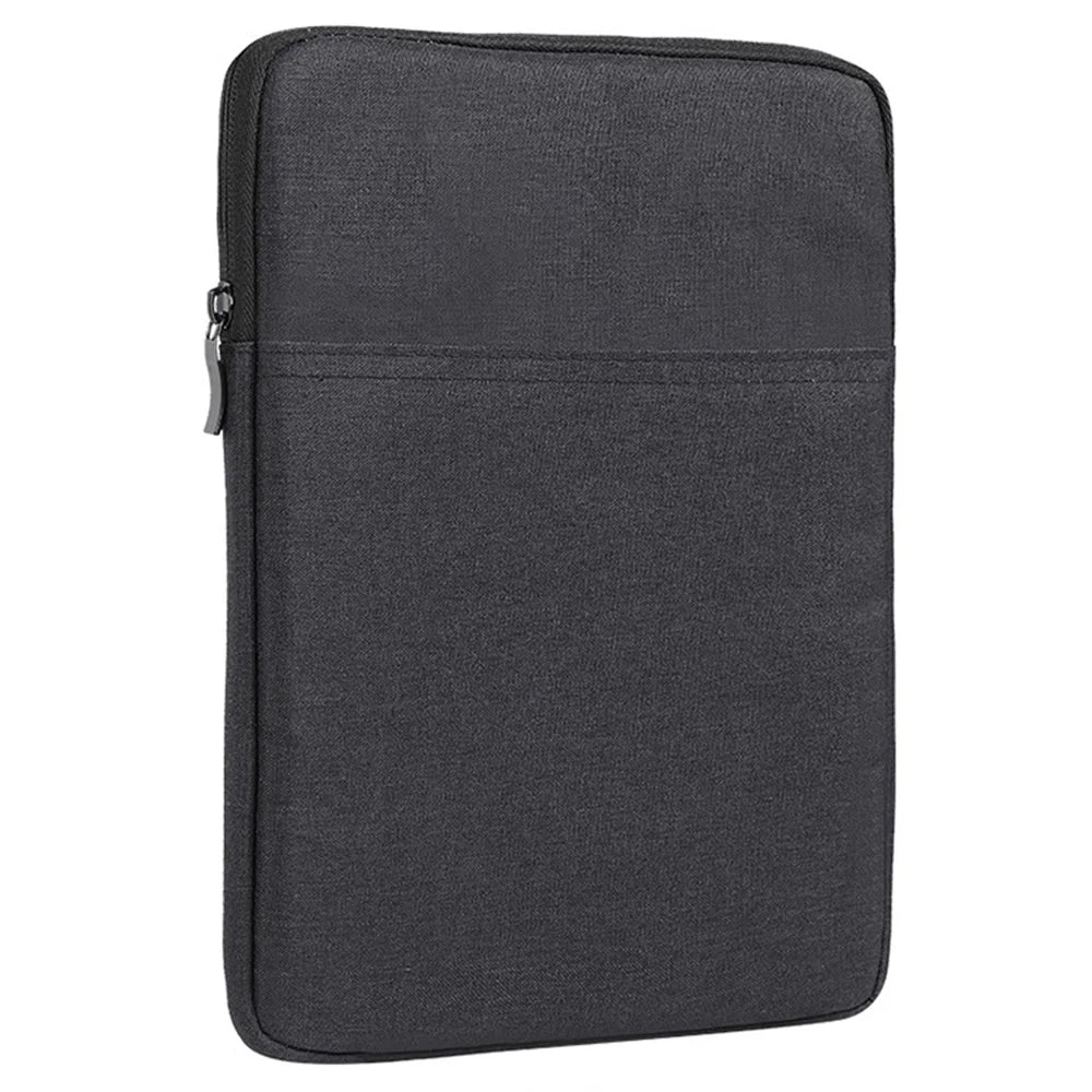 Slim Carrying Case for 8-inch Tablets Sleeve Bag Waterproof Protective Bag with Pouch - Black - 1
