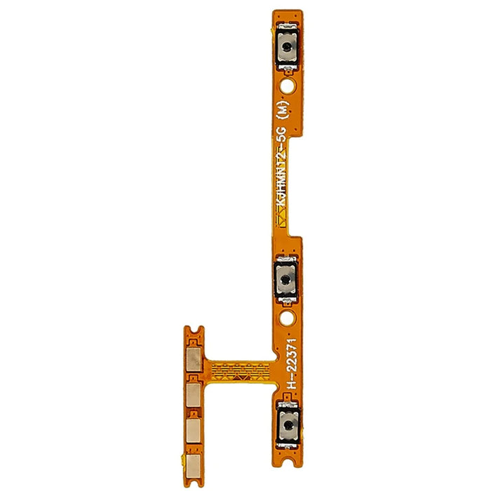 For Xiaomi Redmi Note 12 5G (India) Power On  /  Off and Volume Flex Cable Replacement Part (without Logo) - 1