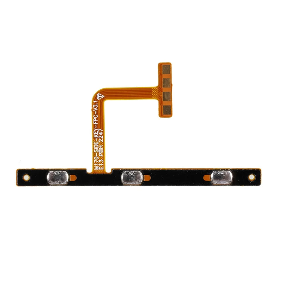 For Motorola Moto E13 4G Power On / Off and Volume Flex Cable Replacement Part (without Logo) - 1