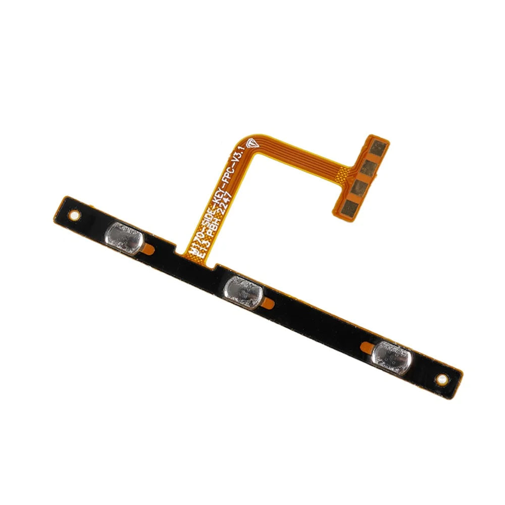 For Motorola Moto E13 4G Power On / Off and Volume Flex Cable Replacement Part (without Logo) - 3