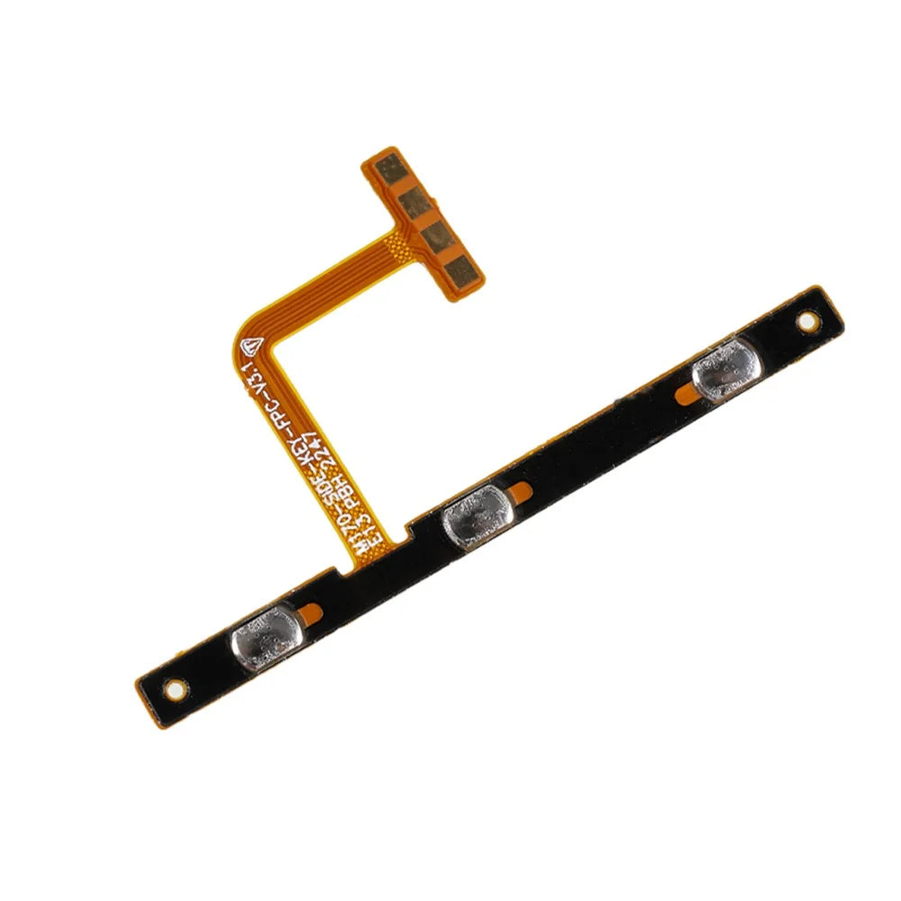 For Motorola Moto E13 4G Power On / Off and Volume Flex Cable Replacement Part (without Logo) - 4