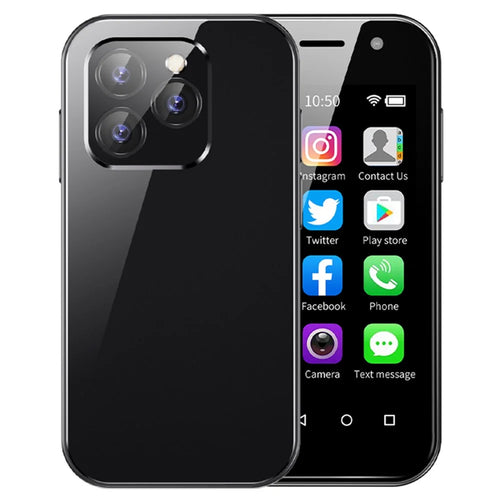 SOYES XS14 PRO 2GB + 16GB Mini Pocket Smart Phone 4G Dual Card 2000mAh Mobile Phone - Black - 1