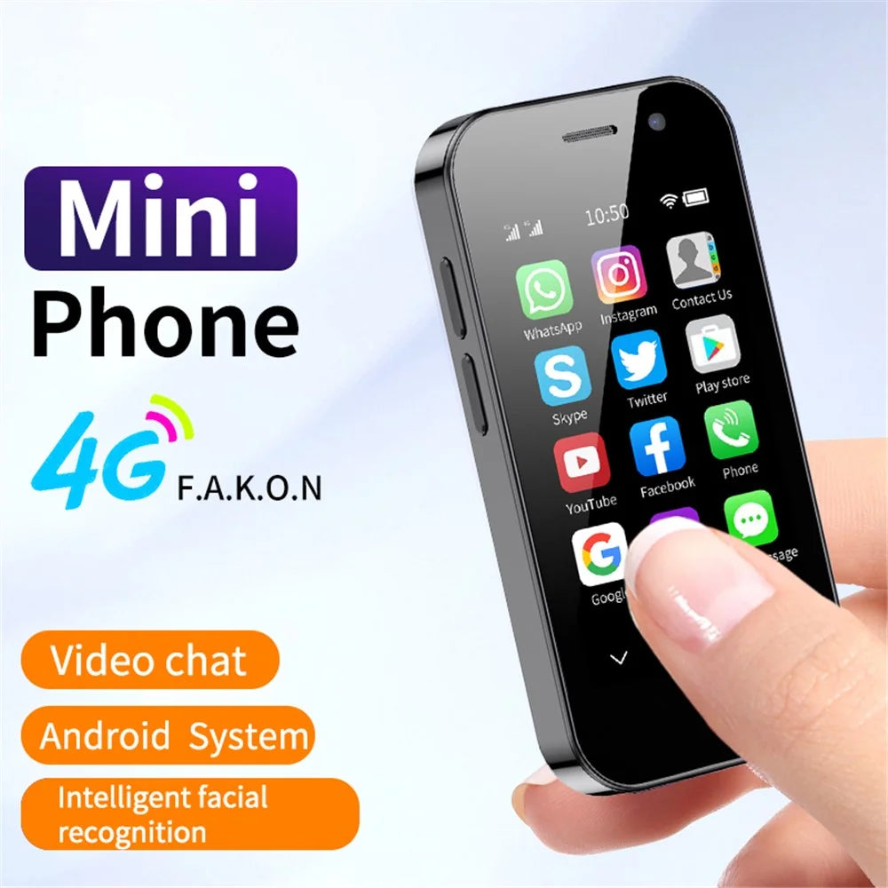 SOYES XS14 PRO 2GB + 16GB Mini Pocket Smart Phone 4G Dual Card 2000mAh Mobile Phone - Black - 2
