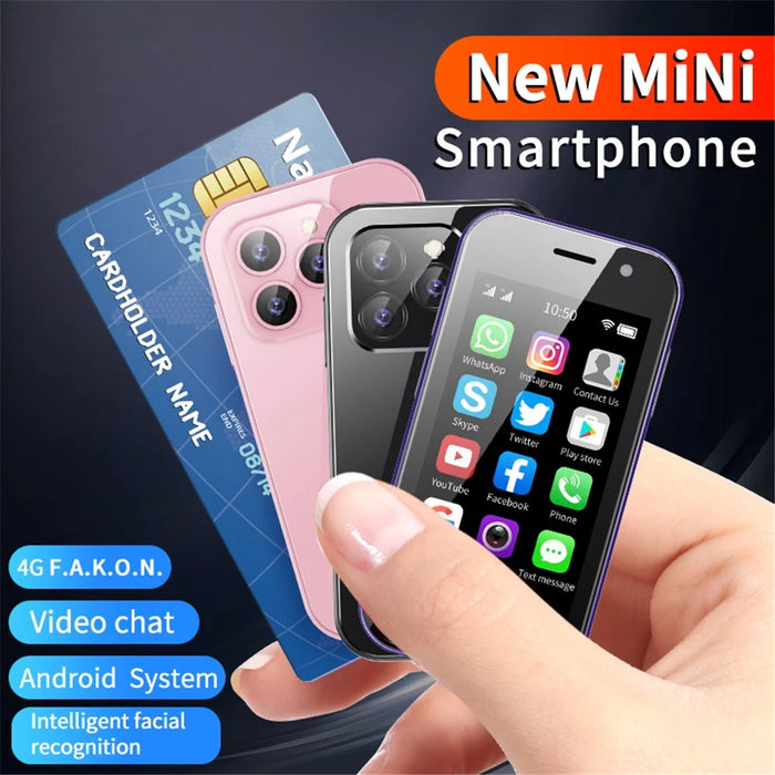 SOYES XS14 Pro 3GB+64GB 3.0'' 4G Mini Smartphone Dual Sim Student Pocket Mobile Phone - Purple - 7