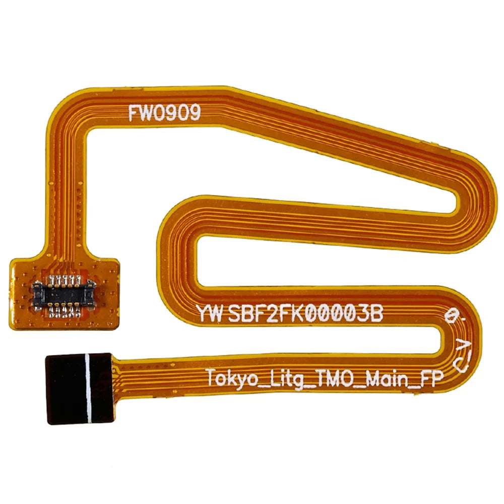 For Alcatel 1V (2020) 5007 OEM Home Key Fingerprint Button Flex Cable Replacement (without Logo) - 1