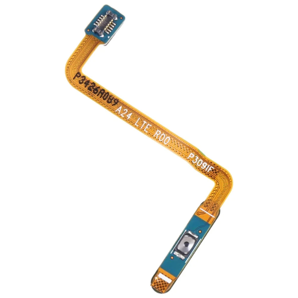 For Samsung Galaxy A24 4G (162.1 x 77.6 x 8.3mm) A245 OEM Power On / Off Flex Cable Fingerprint Identification Flex Cable (without Logo) - Black - 3