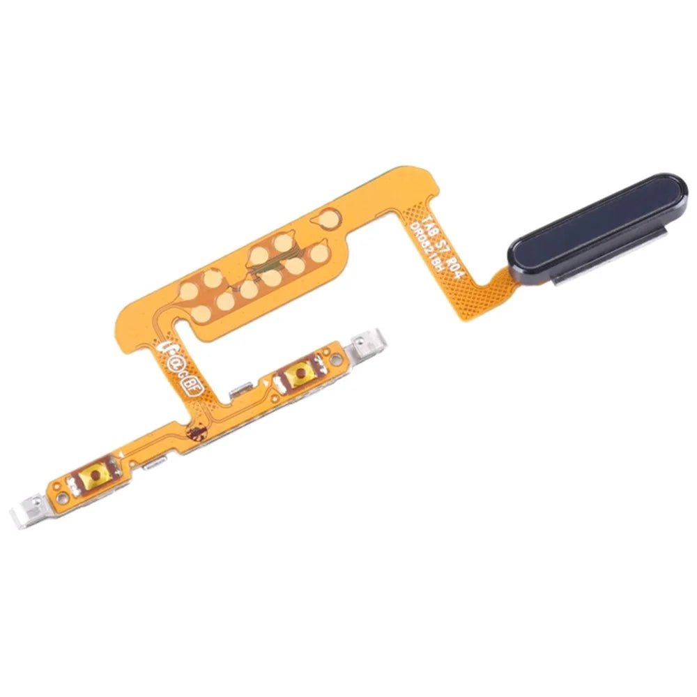 For Samsung Galaxy Tab S7 T870 T875 T876 OEM Fingerprint Identification Flex Cable Power On / Off and Volume Cable (without Logo) - Black - 2