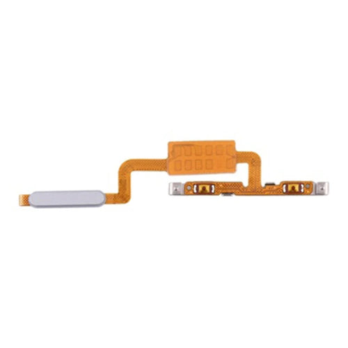 For Samsung Galaxy Tab S5e SM-T720 T725 OEM Power On / Off and Volume Flex Cable Replacement Part (without Logo) - Silver - 1