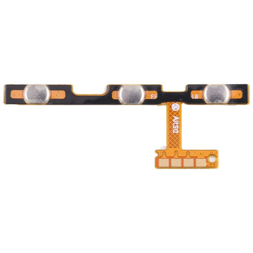 For Samsung Galaxy A03 (164.2mm) A035 OEM Power On / Off and Volume Flex Cable Replacement Part (without Logo) - 1