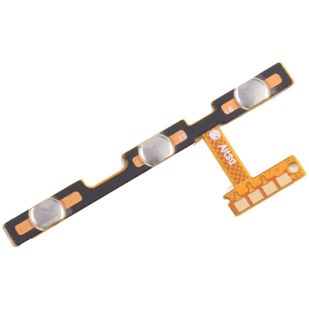 For Samsung Galaxy A03 (164.2mm) A035 OEM Power On / Off and Volume Flex Cable Replacement Part (without Logo) - 2