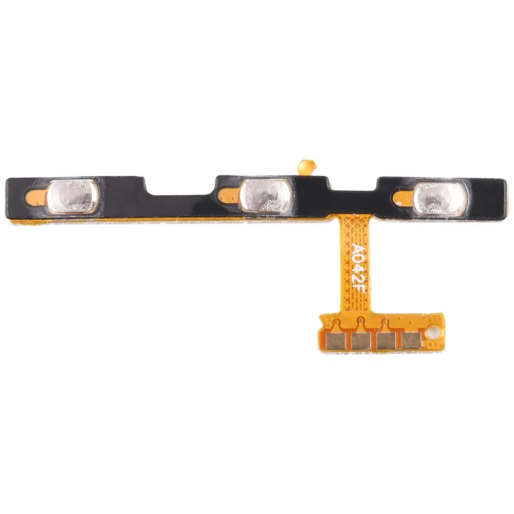 For Samsung Galaxy A04e 4G A042 OEM Power On / Off and Volume Flex Cable Replacement Part (without Logo) - 1