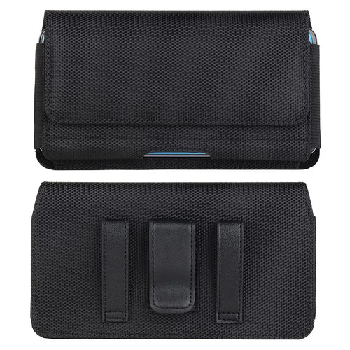 16 x 8.8 x 2cm PU Leather Waist Bag for 6.1 inch Cell Phone Magnetic Closure Phone Belt Pouch - 1