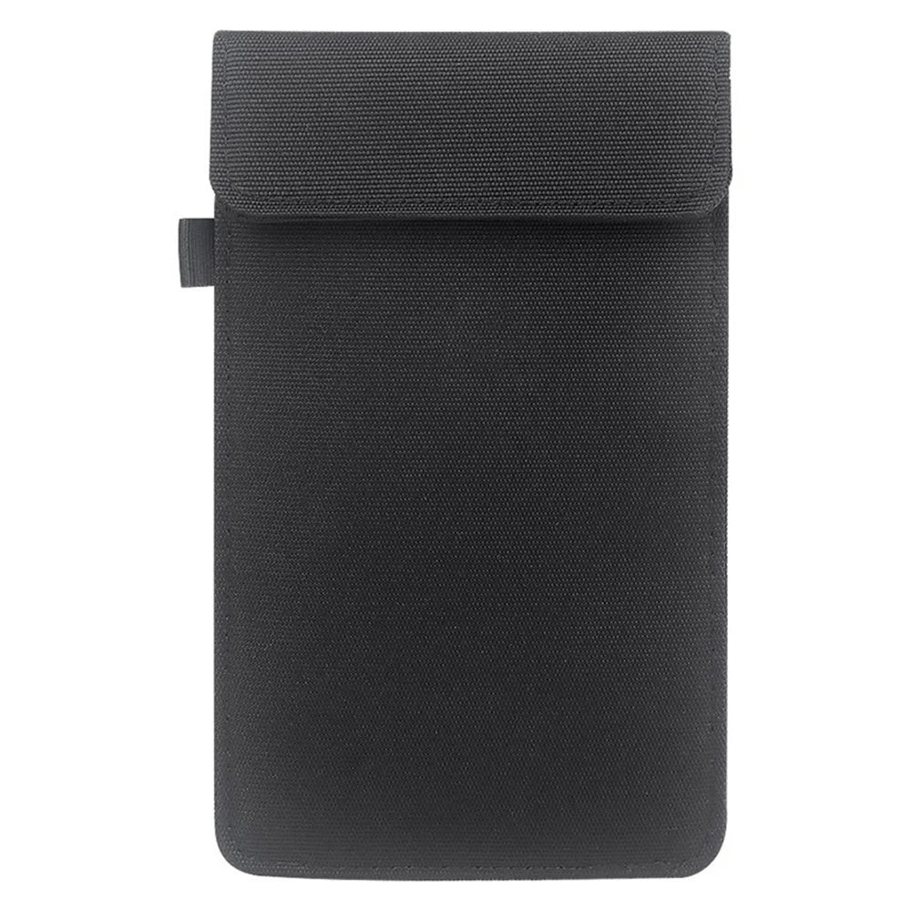 CL302 Oxford Cloth Signal Blocking Long Pouch RFID Blocker Phone Bag - Black - 1