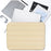 CL283 For 13-14 Inch Laptop Down Jacket Design Notebook Sleeve Portable Zipper Bag - Apricot - 6