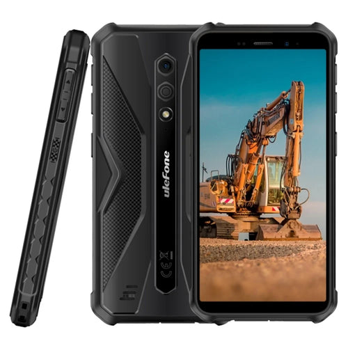 ULEFONE Armor X12 5.45-inch Helio A22 3GB+32GB Smartphone 4680mAh 13MP 4G Rugged Phone - Black / EU Plug - 1