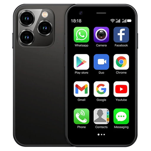 SOYES XS15 3.0-Inch 2GB+16GB 3G Small-Screen Mini Smartphone - Black - 1