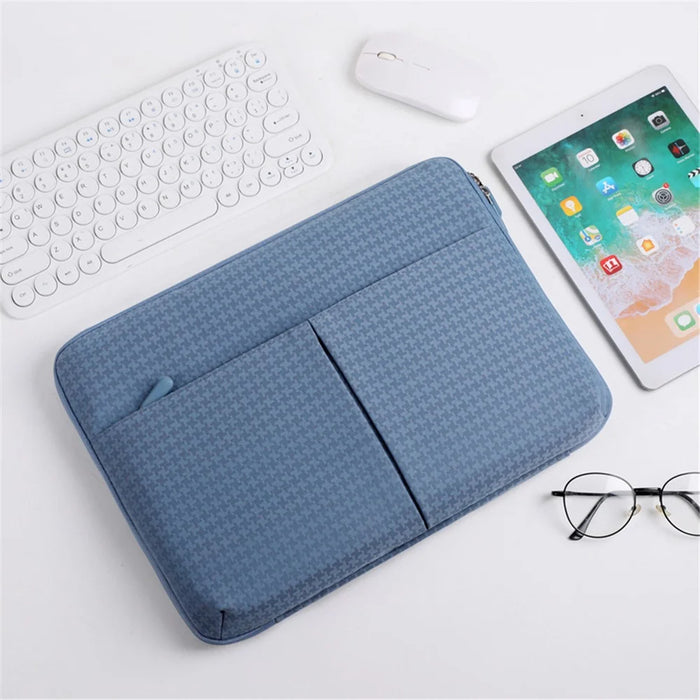 Ultra-Thin Sleeve Bag for 11-inch Tablets Oxford Fabric Carrying Case Portable Bag - Blue - 2