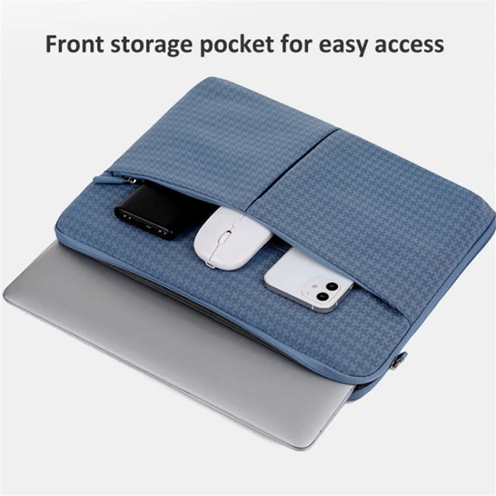 Ultra-Thin Sleeve Bag for 11-inch Tablets Oxford Fabric Carrying Case Portable Bag - Blue - 4