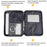 Ultra-Thin Sleeve Bag for 11-inch Tablets Oxford Fabric Carrying Case Portable Bag - Blue - 5