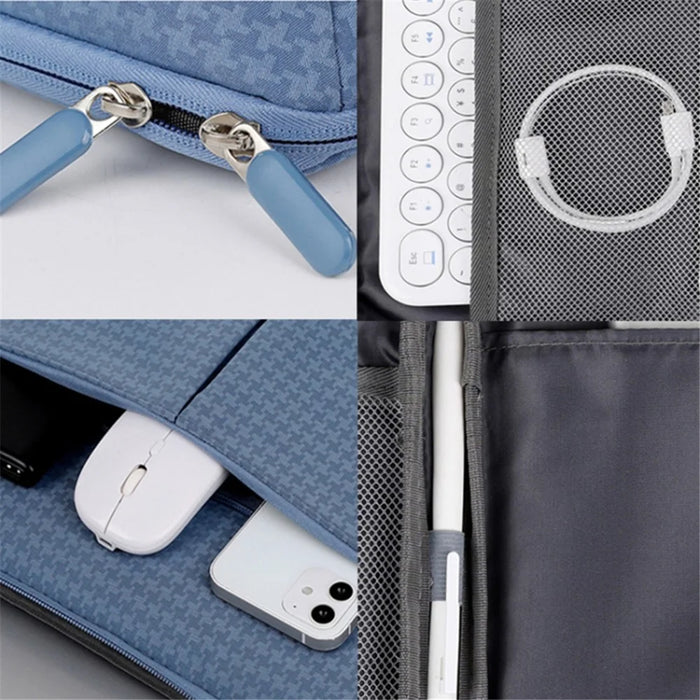 Slim Carrying Case for 13-inch Laptops, Tablets Oxford Fabric Portable Storage Bag - Blue - 7