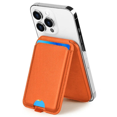 ILEX PACK Card Bag for Mobile Phone with Adjustable Kickstand - Orange - 1