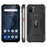UNIWA W555 5.71-inch Smartphone 3GB+32GB MT6761 Android 12 4G Cellphone - Black / US Plug - 1