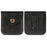 Universal PU Leather Waist Bag with Back Clip and Belt Loop for Folding Phones - Black - 1