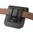 Universal PU Leather Waist Bag with Back Clip and Belt Loop for Folding Phones - Black - 2