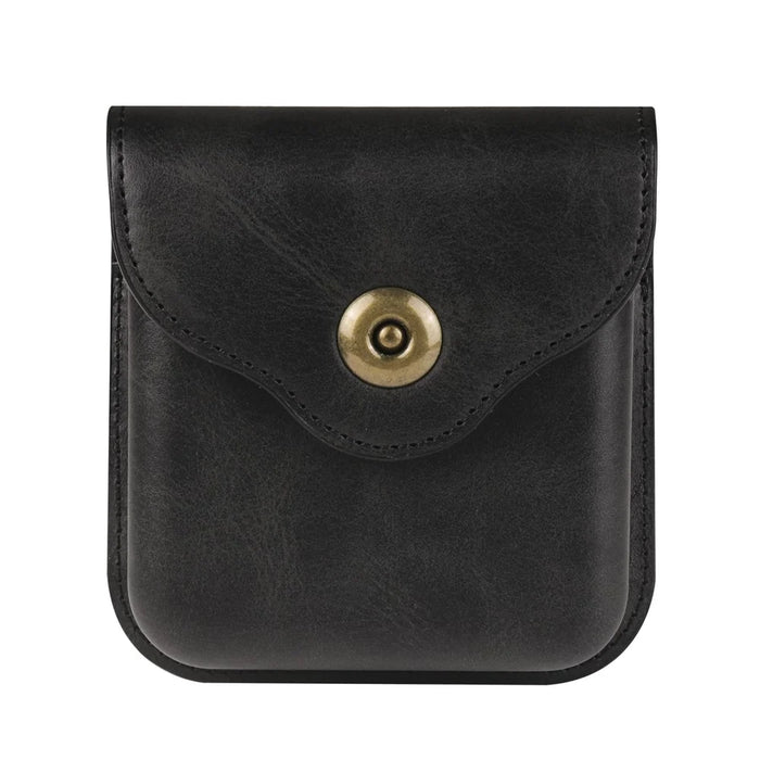 Universal PU Leather Waist Bag with Back Clip and Belt Loop for Folding Phones - Black - 3