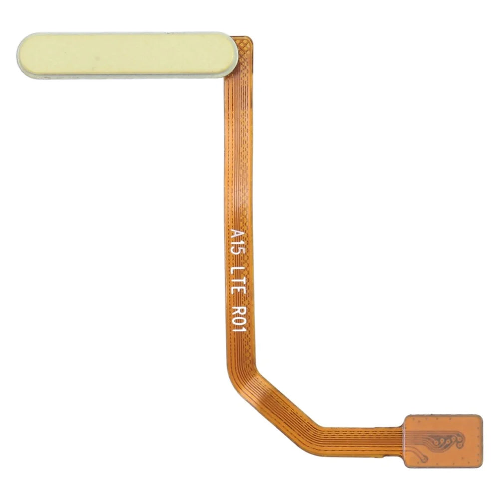 For Samsung Galaxy A15 4G A155 OEM Fingerprint Identification Flex Cable Power On / Off Cable (without Logo) - Yellow - 1