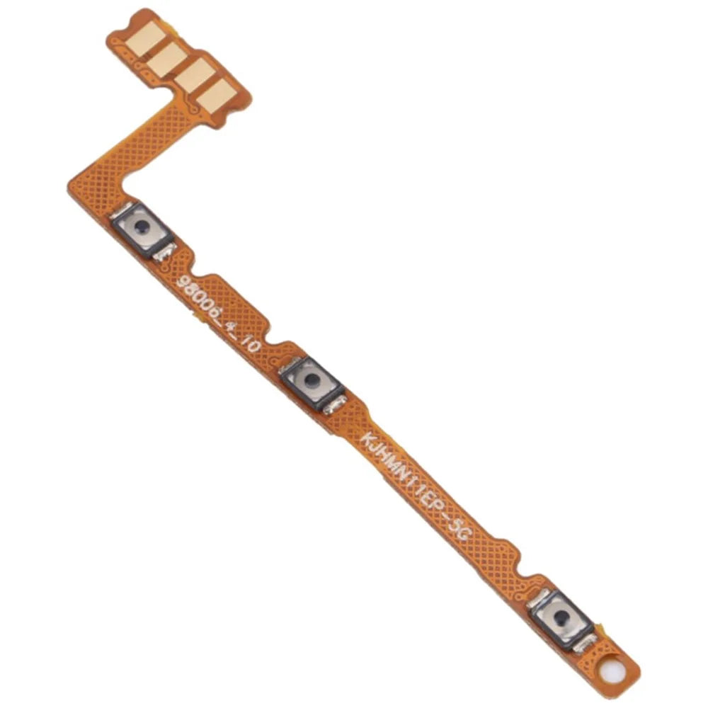 For Xiaomi Redmi Note 11E Pro 5G / Note 11 Pro 4G (MediaTek) / Note 11 Pro 5G (Qualcomm) / Poco X4 Pro 5G Power On / Off and Volume Flex Cable (without Logo) - 1