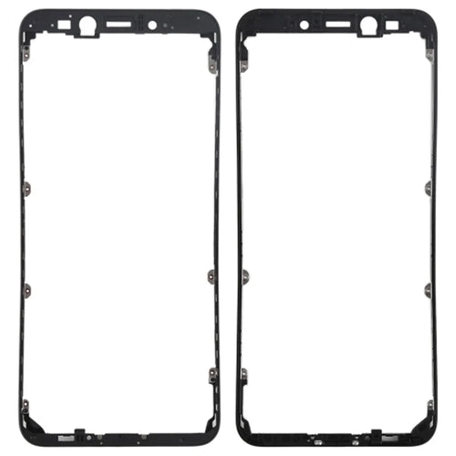 For Xiaomi Mi A2/Mi 6X Front Housing Frame Replacement Part (A Side) - Black - 1