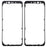 For Xiaomi Mi A2/Mi 6X Front Housing Frame Replacement Part (A Side) - Black - 1