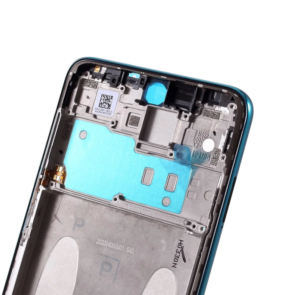OEM Front Housing Frame Replace Part (A Side) for Xiaomi Redmi Note 9S - Green - 2