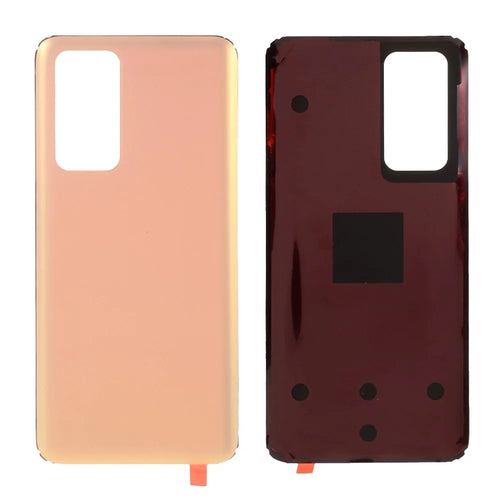 Phone Battery Housing with Adhesive Sticker for Huawei P40 - Gold - 1