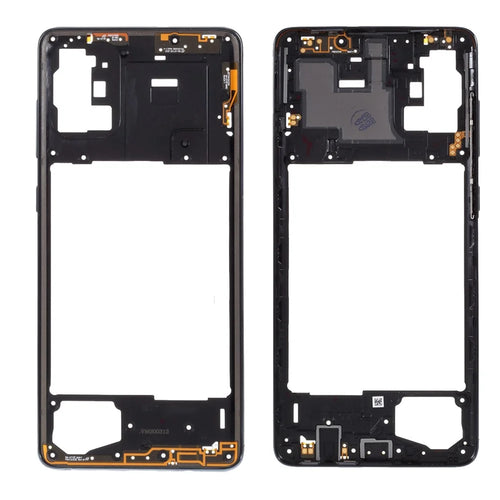OEM Middle Plate Frame for Samsung Galaxy A71 4G SM-A715 - Black - 1
