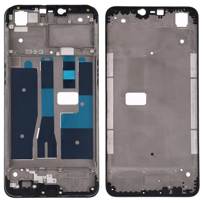 Front Housing Frame Spare Part (A Side) for OPPO A5 / A3s - Black - 1