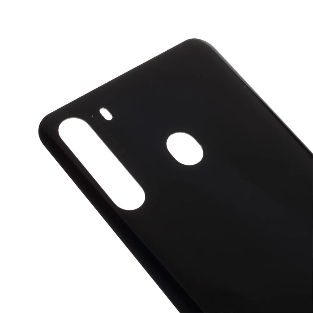 OEM Battery Door Housing Cover without Adhesive Sticker for Samsung Galaxy A21 A215 - Black - 2