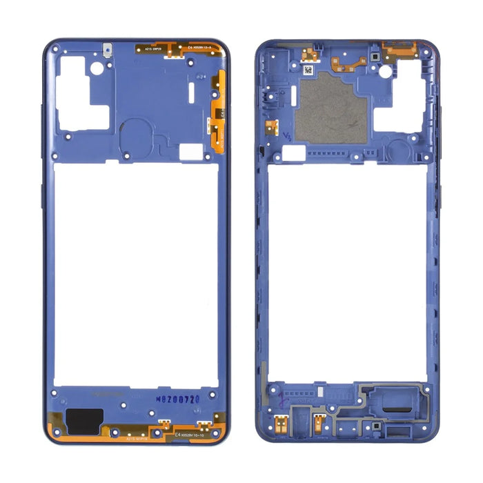 OEM Middle Plate Frame Repair Part for Samsung Galaxy A21s A217 - Blue - 1