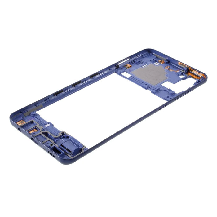 OEM Middle Plate Frame Repair Part for Samsung Galaxy A21s A217 - Blue - 4