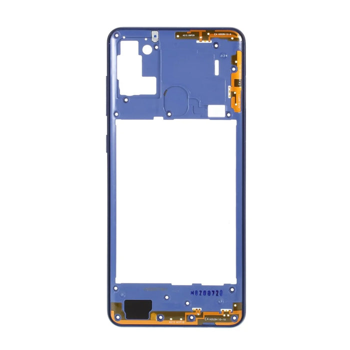 OEM Middle Plate Frame Repair Part for Samsung Galaxy A21s A217 - Blue - 6