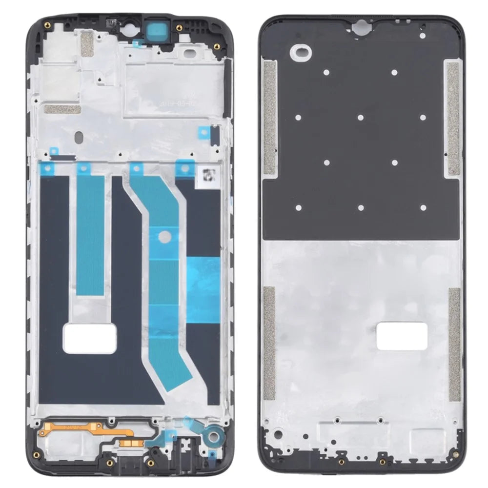 Front Housing Frame Spare Part (A Side) for Realme C3 / Realme 5i - Black - 1