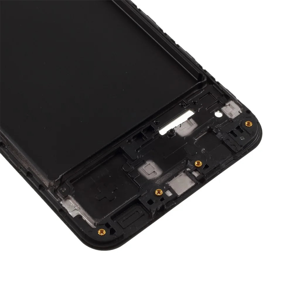 OEM Front Housing Frame Part for Samsung Galaxy A20 SM-A205F - Black - 3