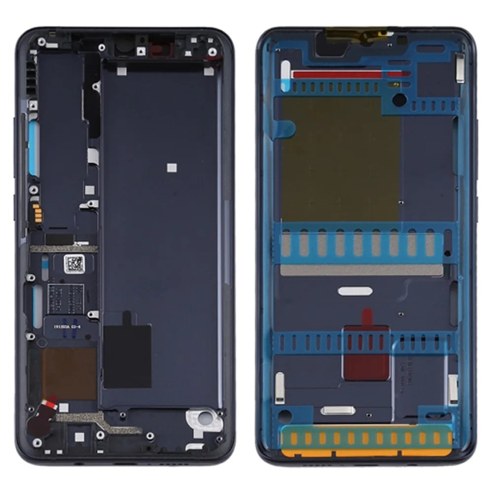 OEM Front Housing Frame Replacement Part (A Side) for Xiaomi Mi CC9 Pro/Mi Note 10/Mi Note 10 Pro - Black - 1