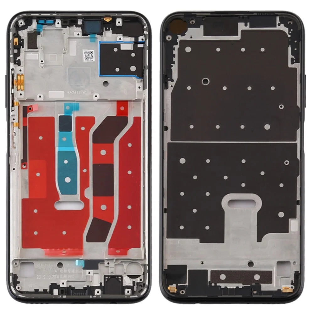 For Huawei P40 lite 4G OEM Middle Plate Frame Replace Part (without Logo) - Black - 1