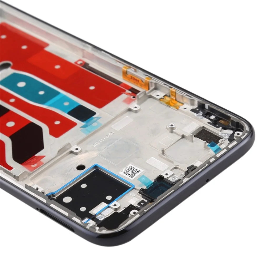 For Huawei P40 lite 4G OEM Middle Plate Frame Replace Part (without Logo) - Black - 2