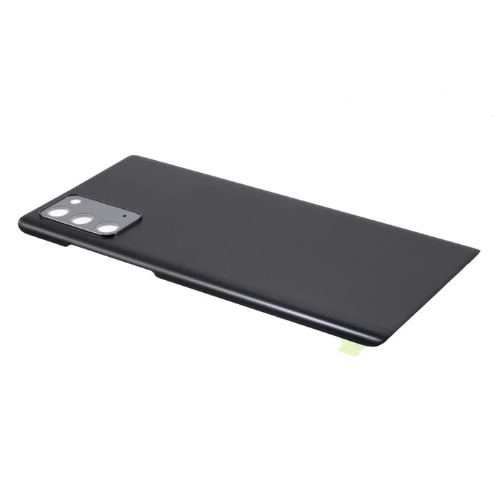 For Samsung Galaxy Note20 N980 N981 OEM Plastic Battery Housing with Adhesive Sticker + Camera Lens Ring Cover - Grey - 2