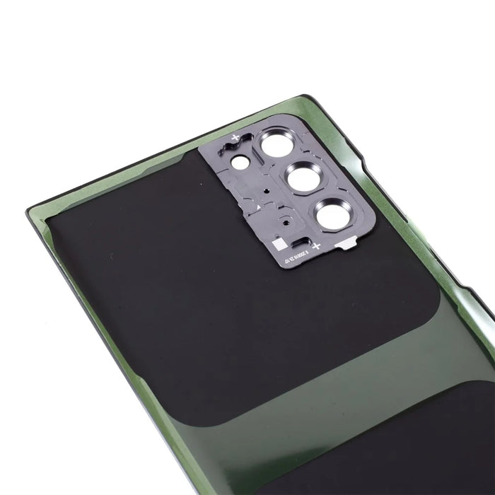 For Samsung Galaxy Note20 N980 N981 OEM Plastic Battery Housing with Adhesive Sticker + Camera Lens Ring Cover - Grey - 6