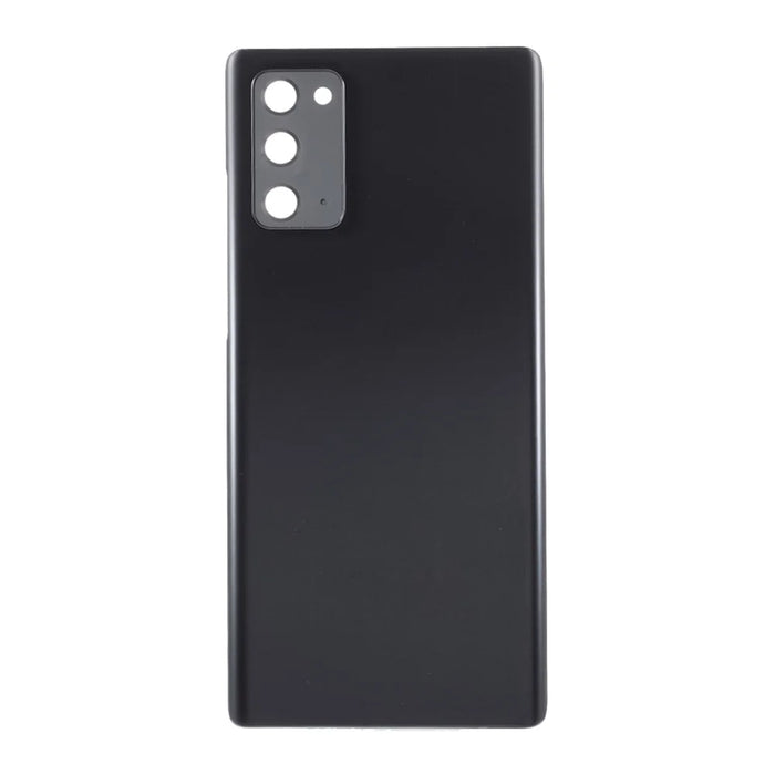 For Samsung Galaxy Note20 N980 N981 OEM Plastic Battery Housing with Adhesive Sticker + Camera Lens Ring Cover - Grey - 7