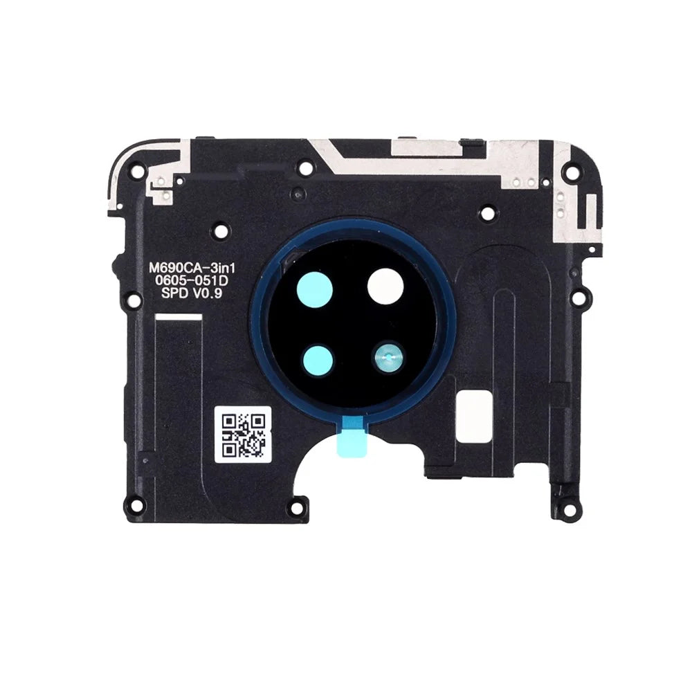 OEM Mainboard Plate Cover + Camera Lens Ring Cover Part for Nokia 6.2 - 1